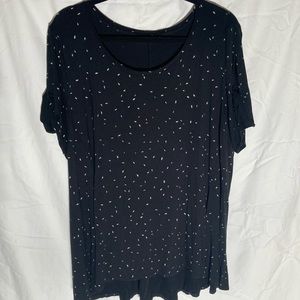 Small Patterned Cold Shoulder